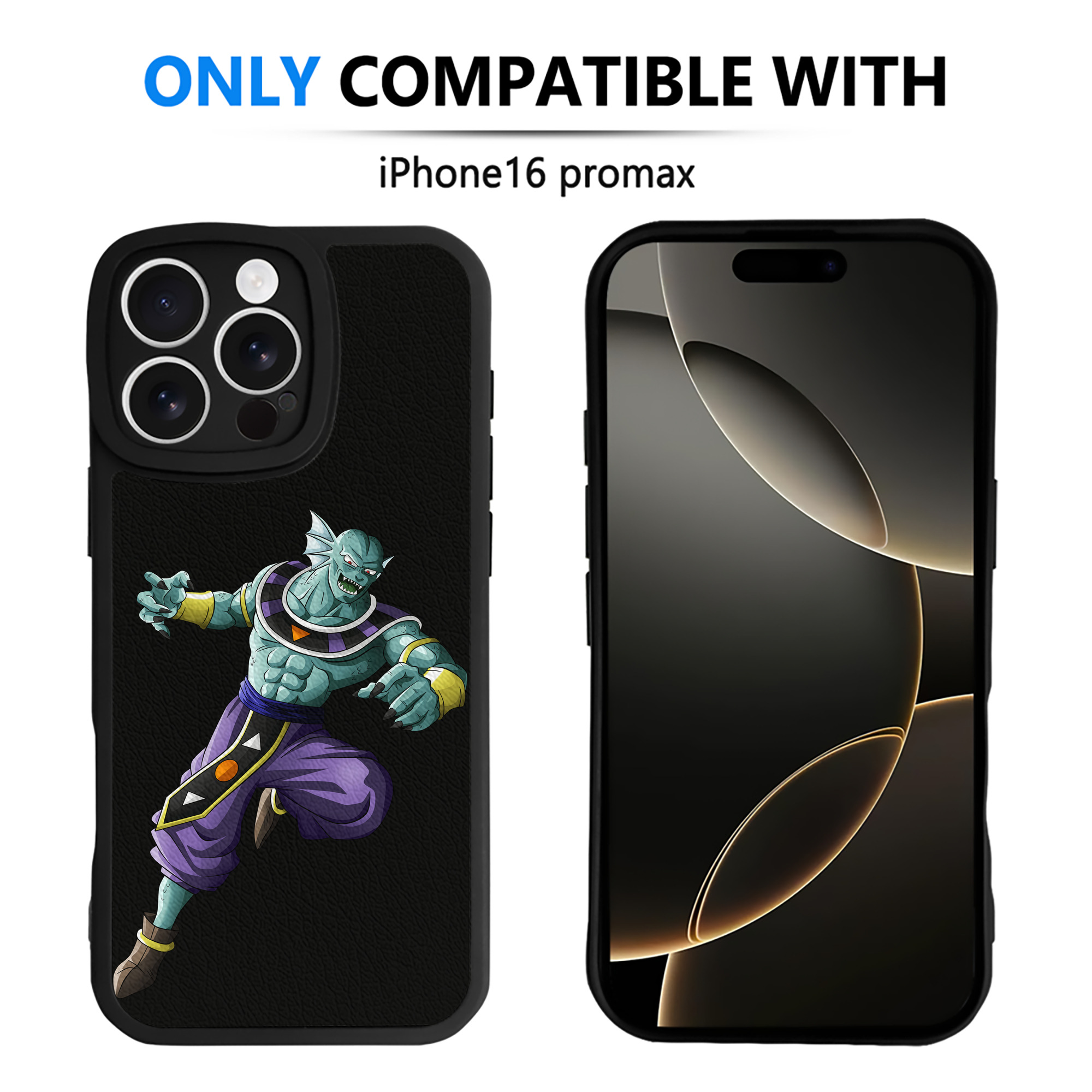 （画像用） ドラゴンボール DRAGON BALL 【iPhone 16シリーズ対応】シリコンスマホケース（レザー調） 材質：シリコン